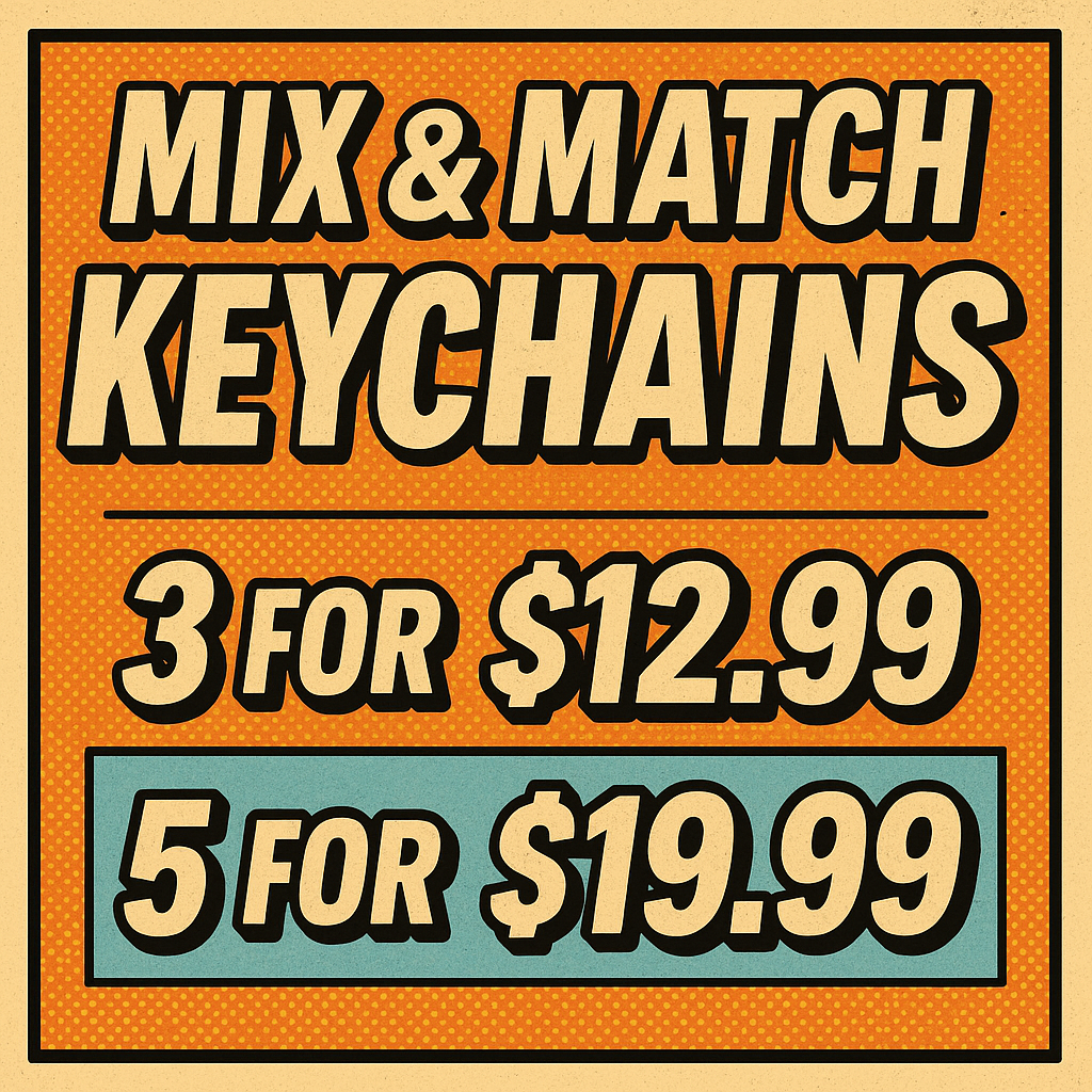 Mix and Match Fandom Keychains