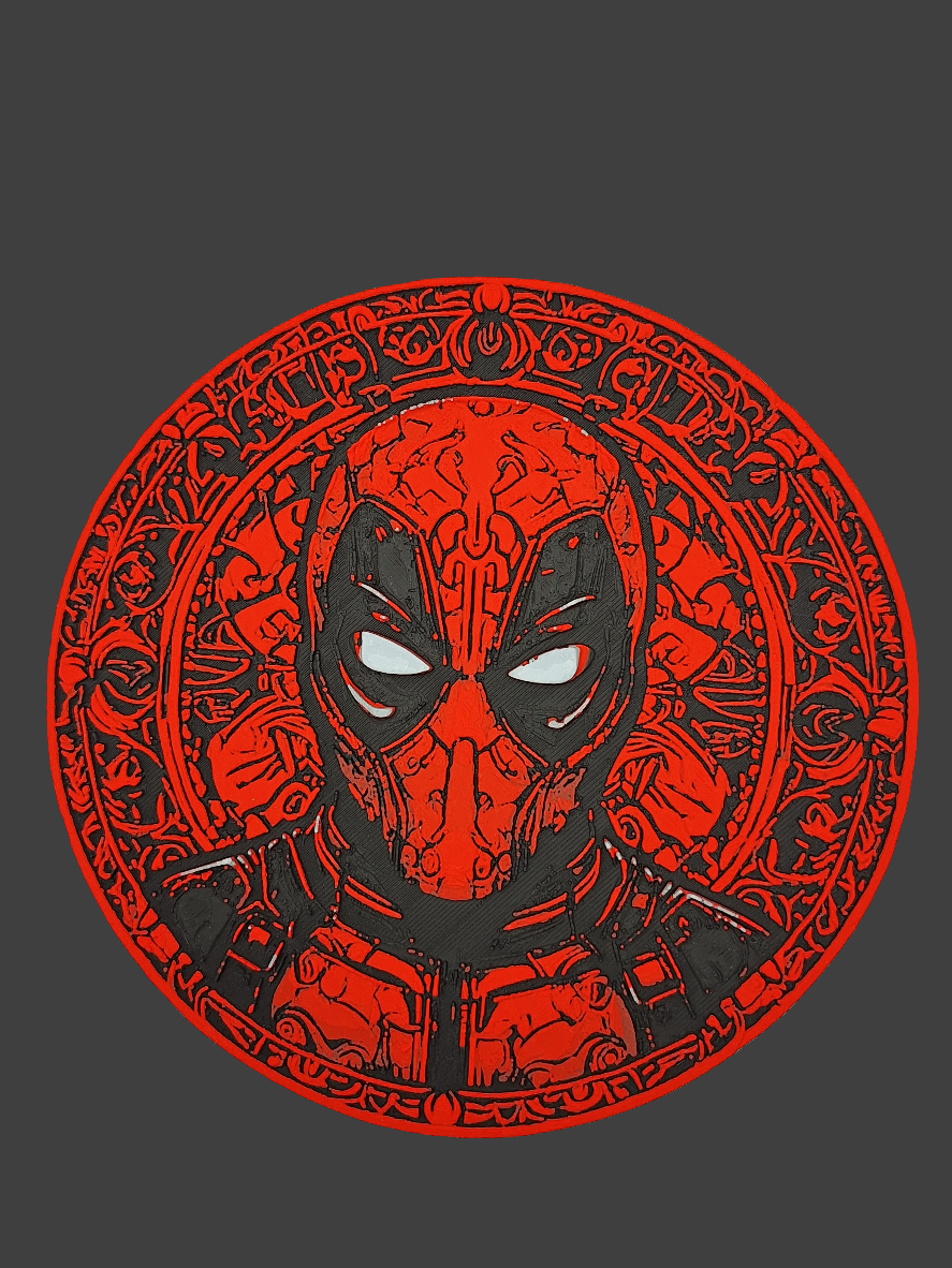 3D Printed Wall Art - Inspired by Deadpool