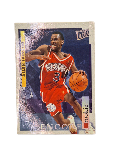 Allen Iverson – 1996-97 Fleer Ultra Rookie Card #82